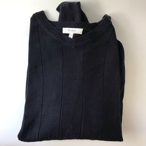 Mens Navy blue V neck Cashmere Sweater